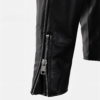 Men's Asymmetrical Black Biker Leather Jacket - Image 2